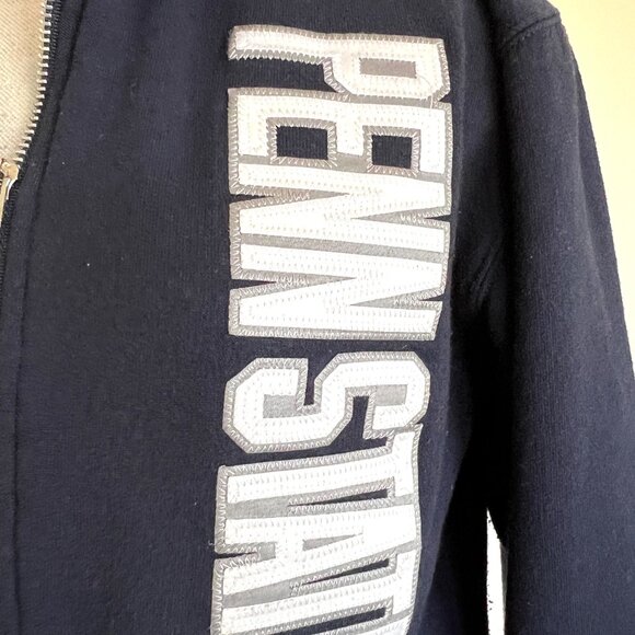 Penn State Zip Up Navy Sweatshirt Jacket - Size Small - Picture 4 of 12